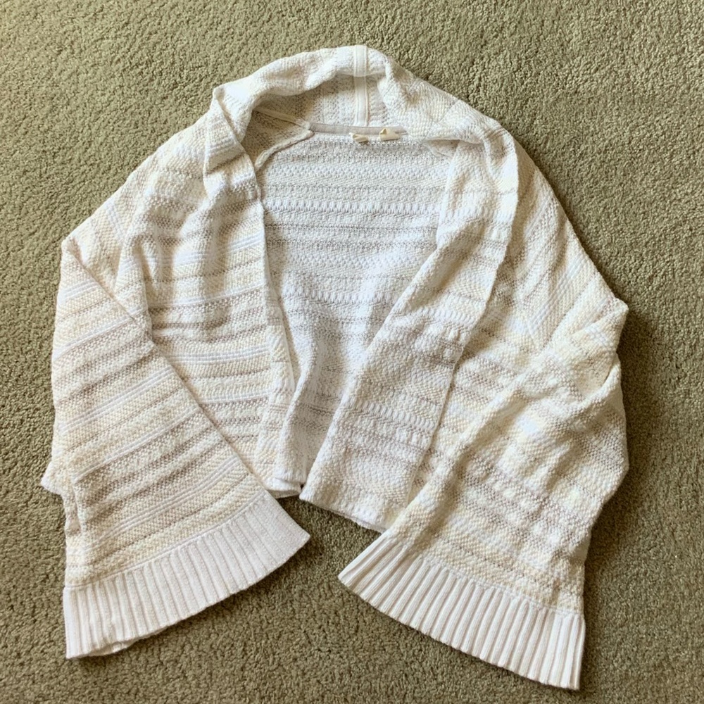Anthropologie cropped long sleeve cardigan